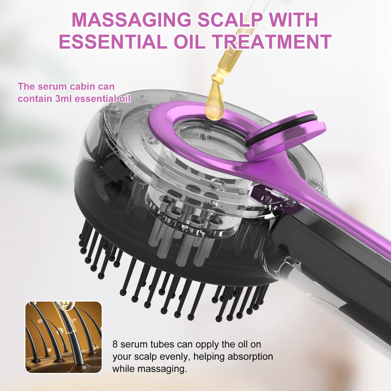 Multifunctional Electric Massaging Comb