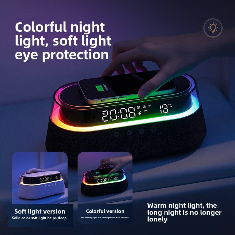 Retro Bluetooth Speaker with Wireless Charging