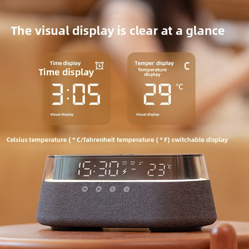 Retro Bluetooth Speaker with Wireless Charging