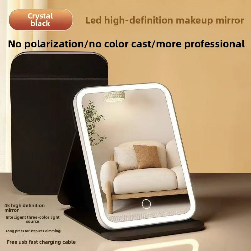 LED Makeup Mirror with Adjustable Light  Desktop Vanity Mirror
