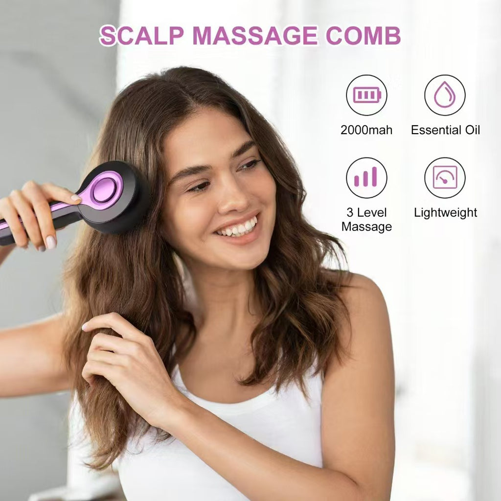 Multifunctional Electric Massaging Comb