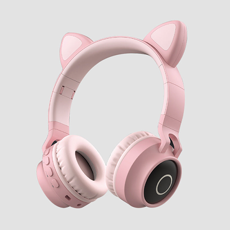 Cat Ear Head-Mounted Bluetooth Headset