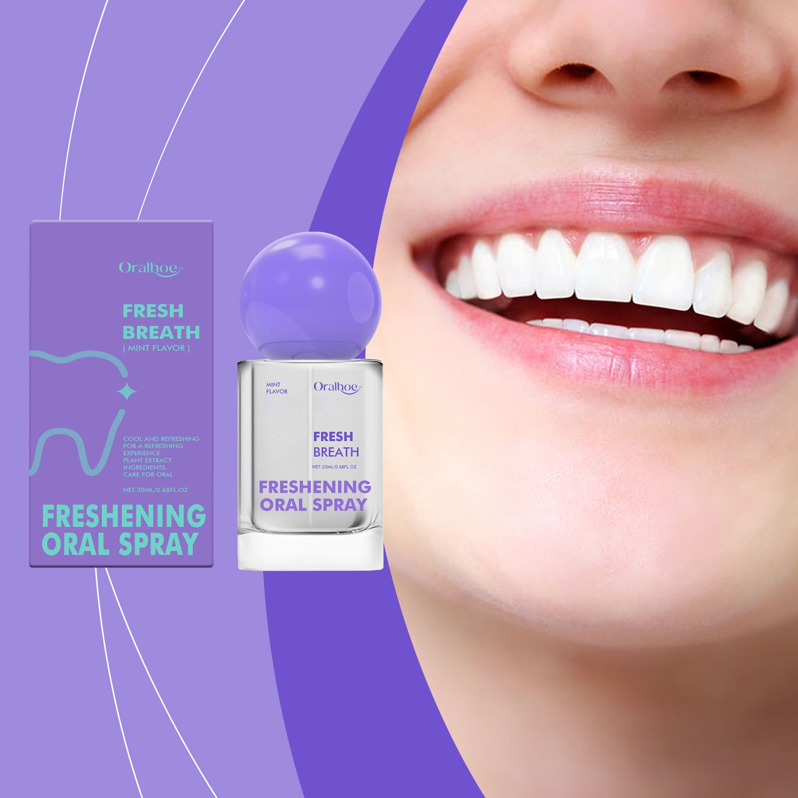 Fresh Breath Oral Spray (Portable & Long-Lasting)