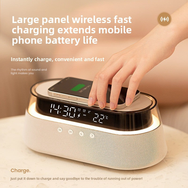 Retro Bluetooth Speaker with Wireless Charging