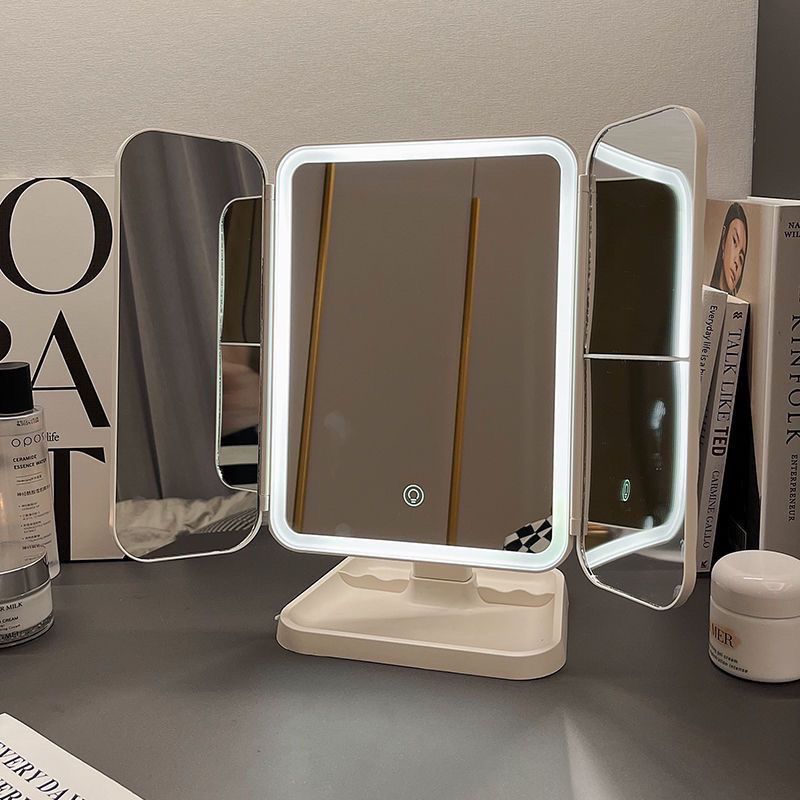 LED Makeup Mirror with Adjustable Light  Desktop Vanity Mirror
