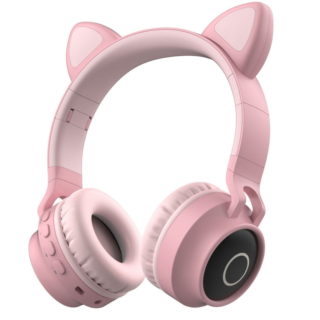 Cat Ear Head-Mounted Bluetooth Headset